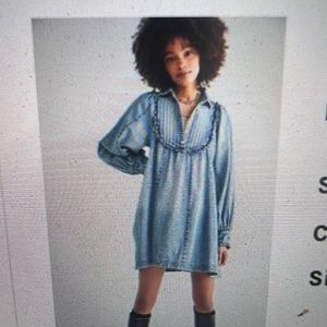 Free people, Arabella, baby doll, mini dress